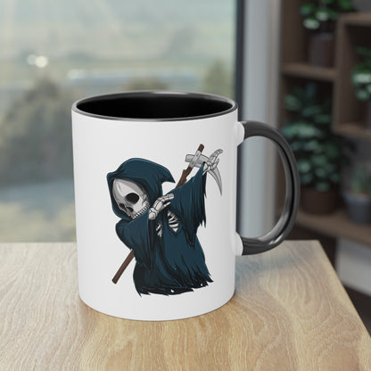 Dappender Sensenmann Tasse - Lustige Halloween Keramik Tasse