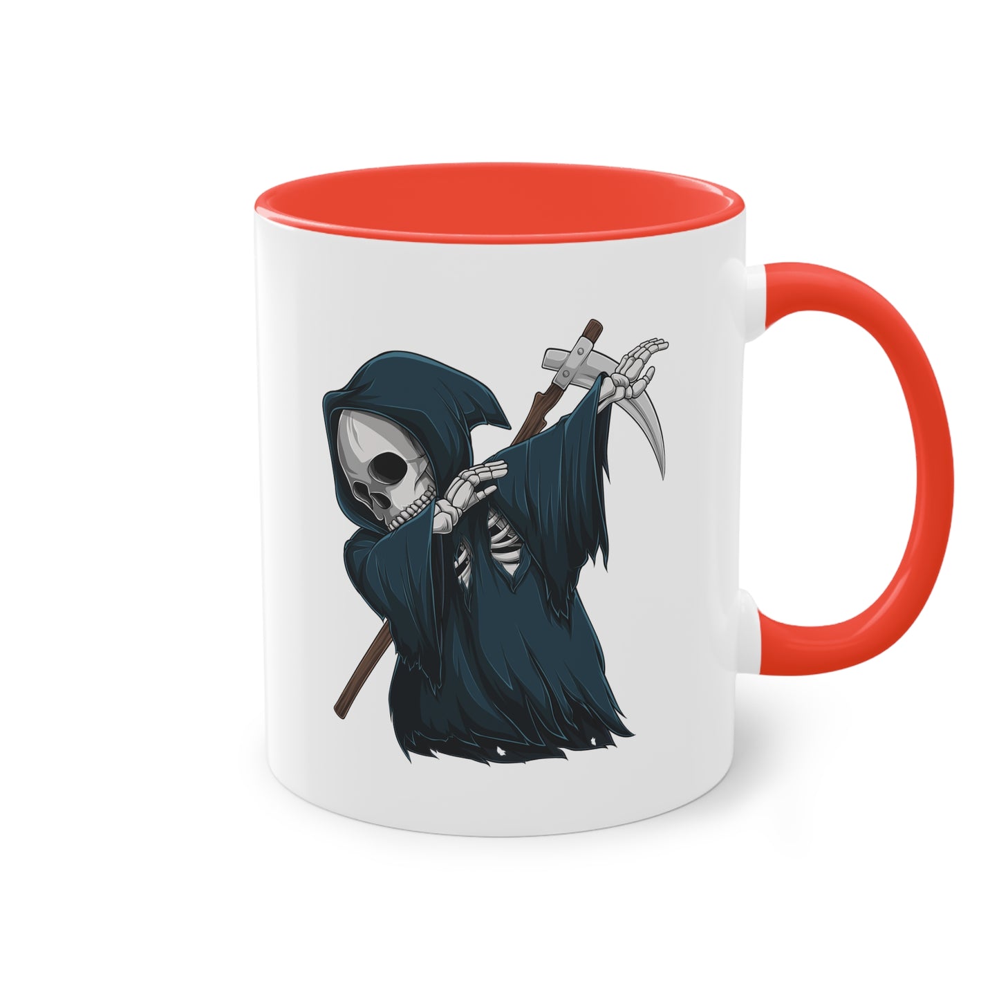 Dappender Sensenmann Tasse - Lustige Halloween Keramik Tasse