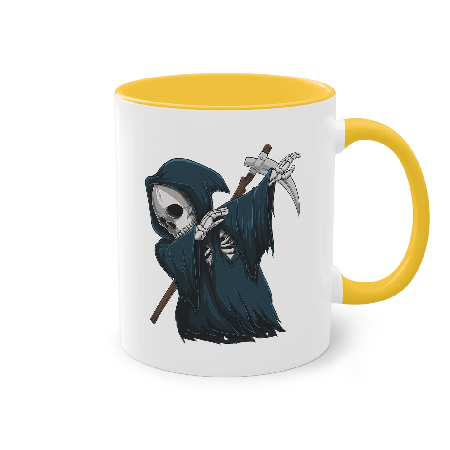 Dappender Sensenmann Tasse - Lustige Halloween Keramik Tasse