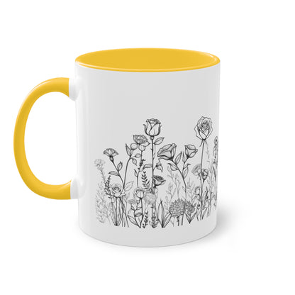 Blumenwiese Tasse - Elegantes Design für Gartenliebhaber