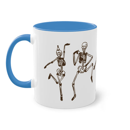 Halloween Tasse - Tanzende Skelette für Spooky Vibes