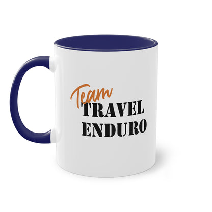 "Team Travel Enduro" Tasse - Für Enduro-Abenteurer