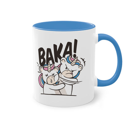 Baka Einhorn Tasse - lustiges Design für Anime- und Einhorn-Fans