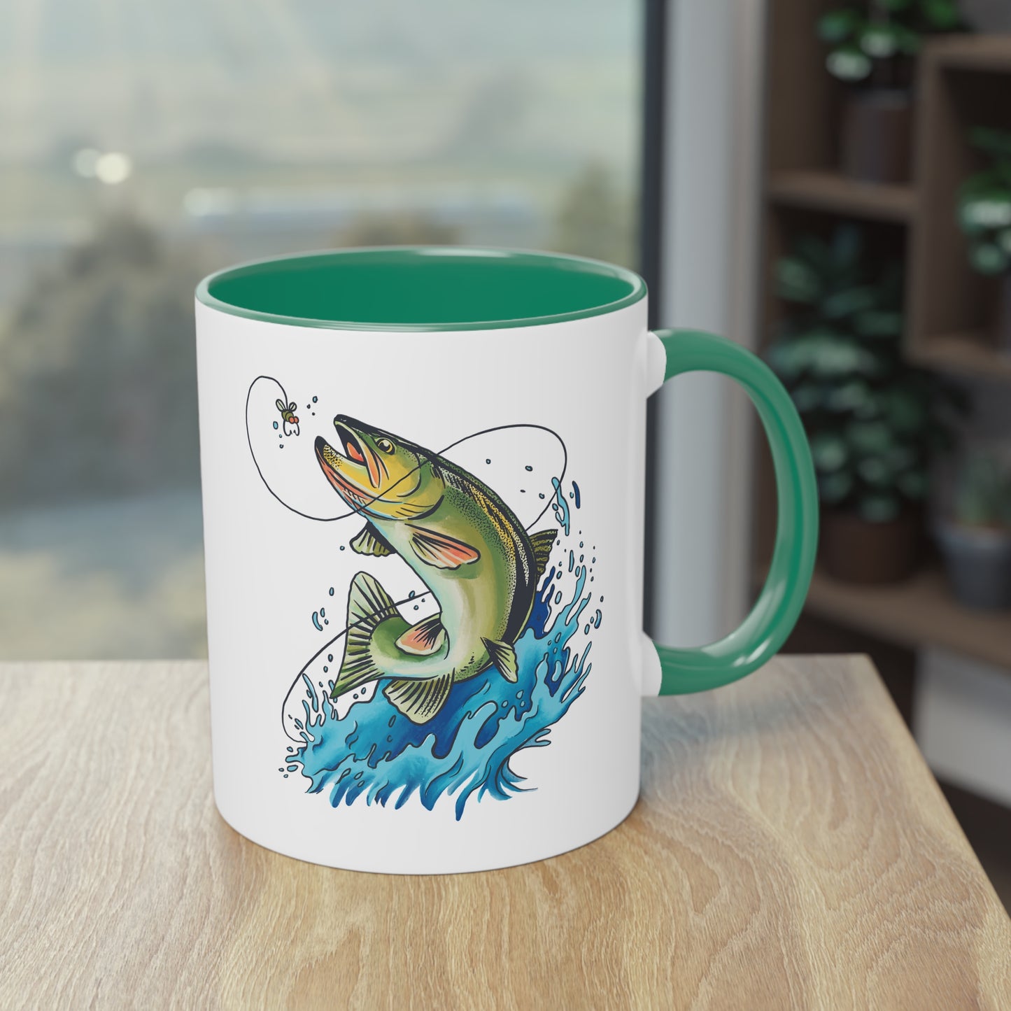 Barsch-Trophäe Tasse - Für wahre Angler mit Leidenschaft