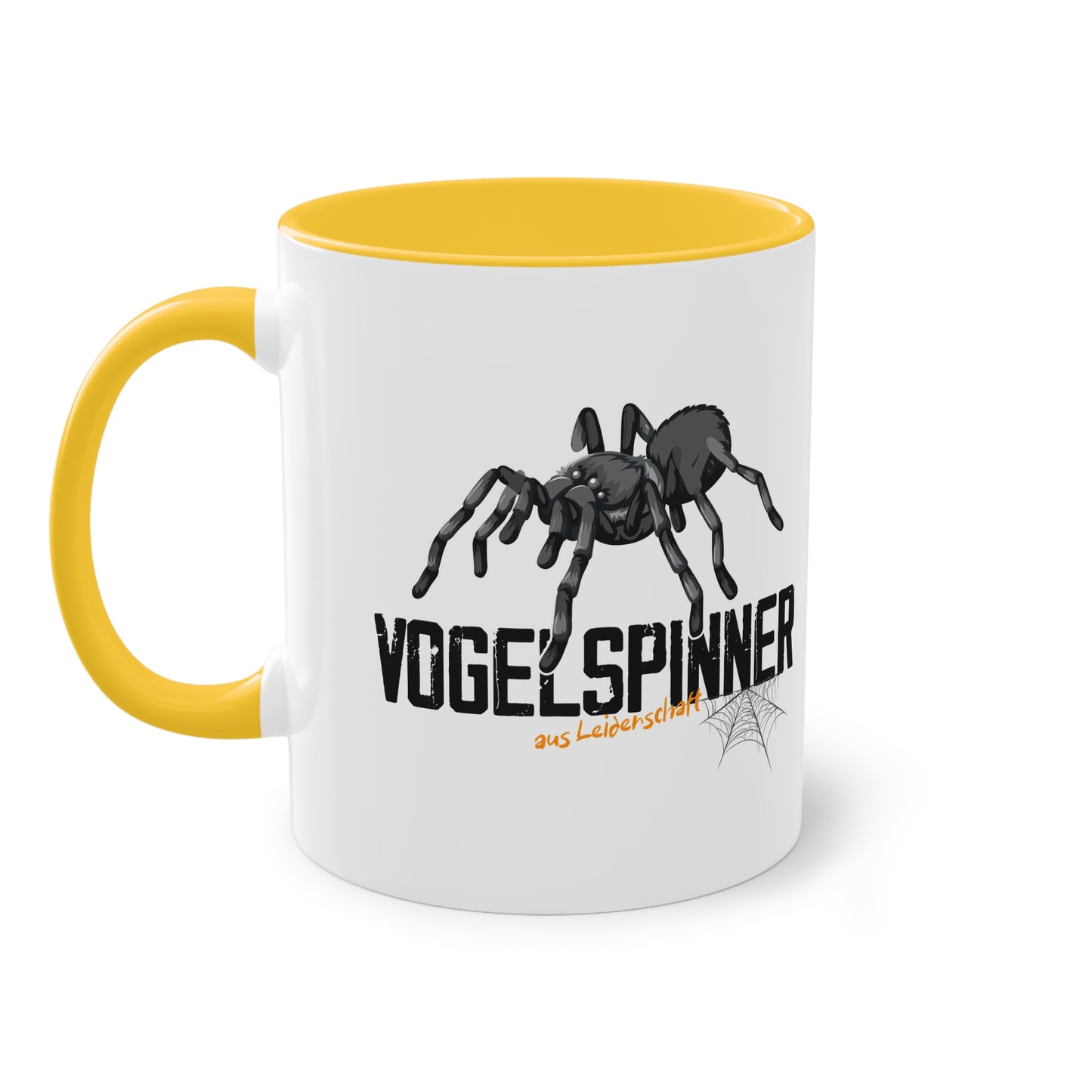 "Vogelspinner aus Leidenschaft" - Vogelspinnen Tasse mit Herz