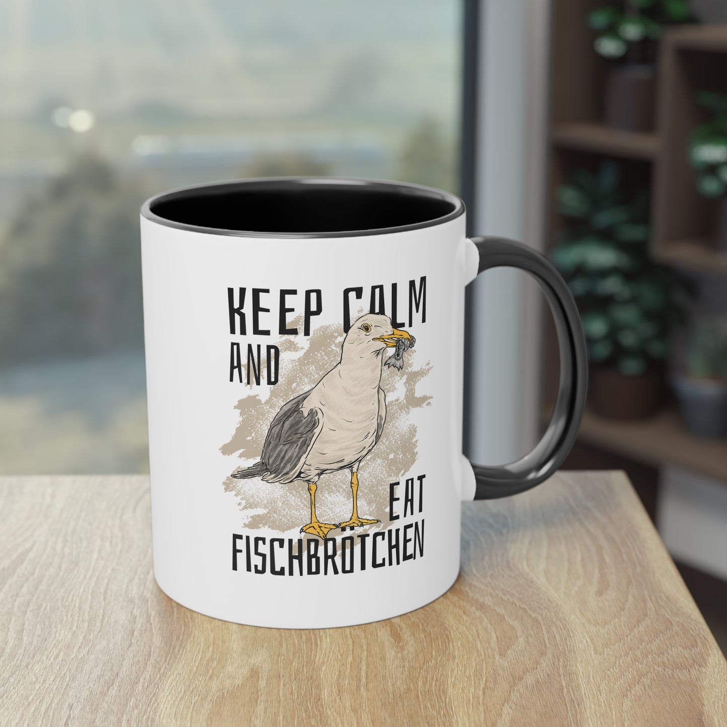 Keep Calm and Eat Fischbrötchen Tasse - Maritimer Genuss für echte Küstenfans