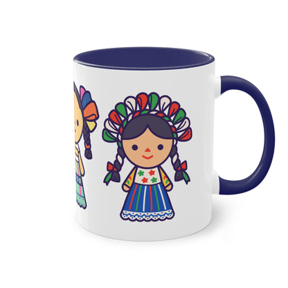 Petra Puppen Tasse - Traditionelle Handwerkskunst aus Mexiko