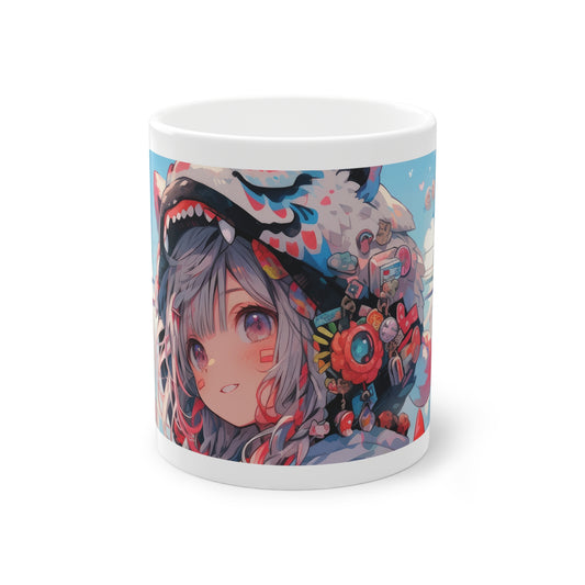 Anime Tasse mit Streetstyle Girl im Kawaii Look