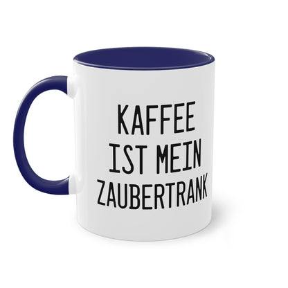 Kaffee ist mein Zaubertrank - Halloween Spruch Tasse