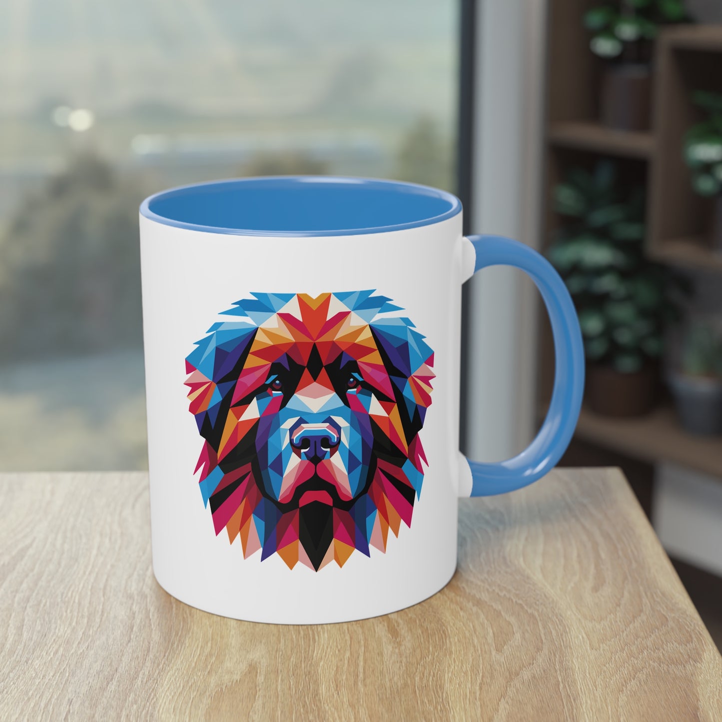 Neufundländer Tasse - Bunte Hundetasse für Neufundländer Fans