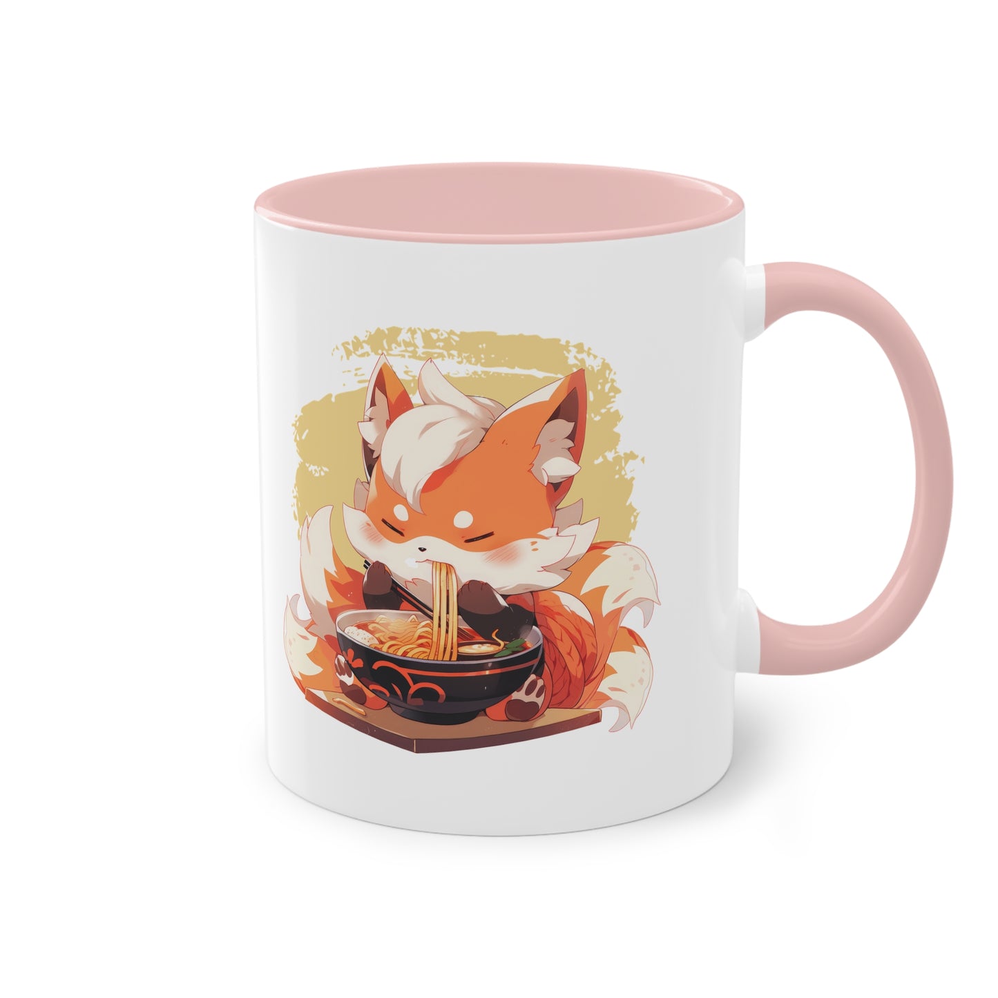 Fuchs Ramen Tasse - Niedliche Anime/Manga Tasse mit Fuchs und Ramen Design