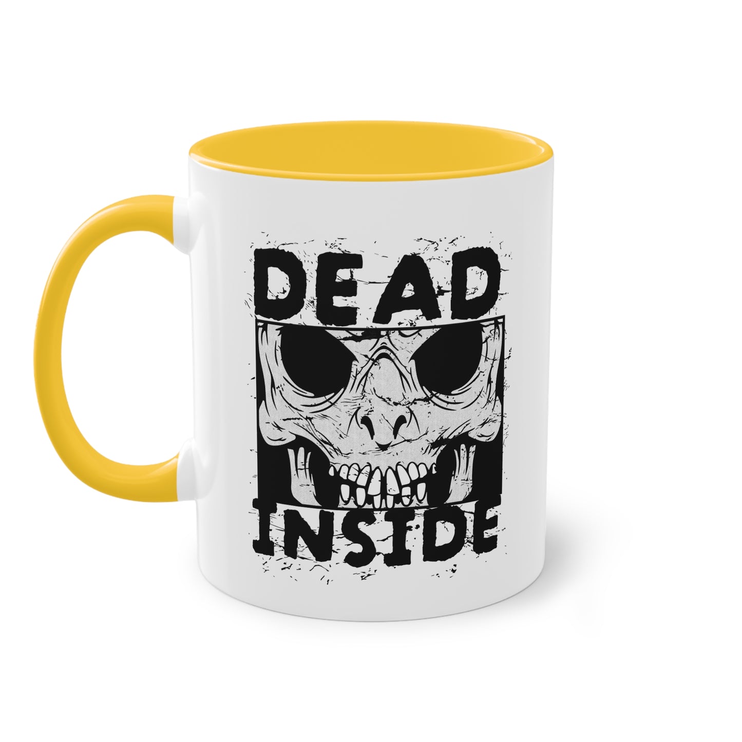 Gruselige Totenkopf Tasse für Fans düsterer Halloween Designs