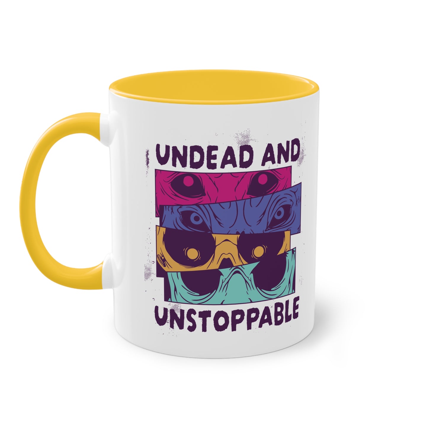 Undead and Unstoppable Tasse - Coole Halloween Keramik Tasse