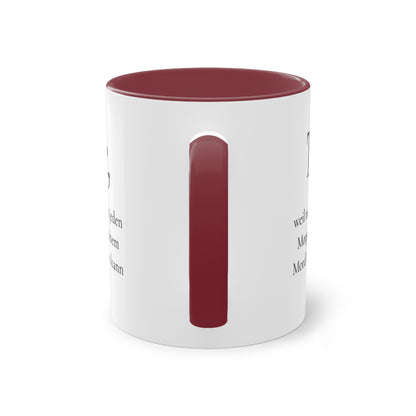 Teetasse "Tee, weil man nicht jeden Morgen mit einem Mord beginnen kann", Ansicht 15