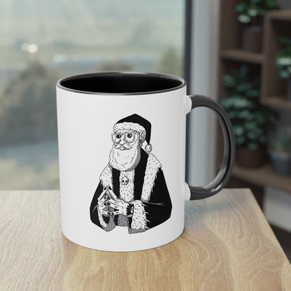 Dunkle Weihnachtsstimmung: Gothic Weihnachtsmann Tasse