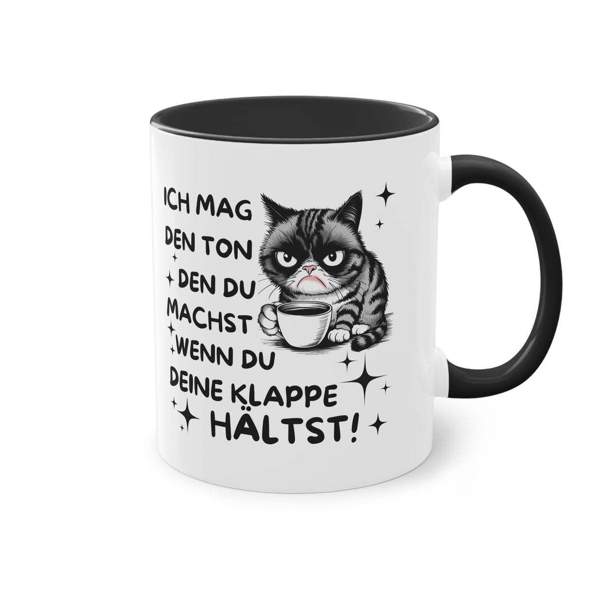 Sarkastische Katzen Tasse