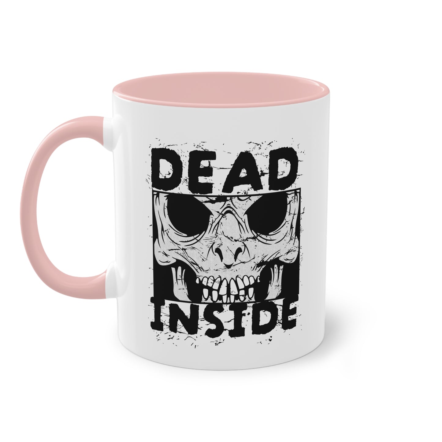 Gruselige Totenkopf Tasse für Fans düsterer Halloween Designs