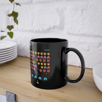 Retro Pixel Invasion - Die Gamer-Kaffeetasse im Pixel-Design