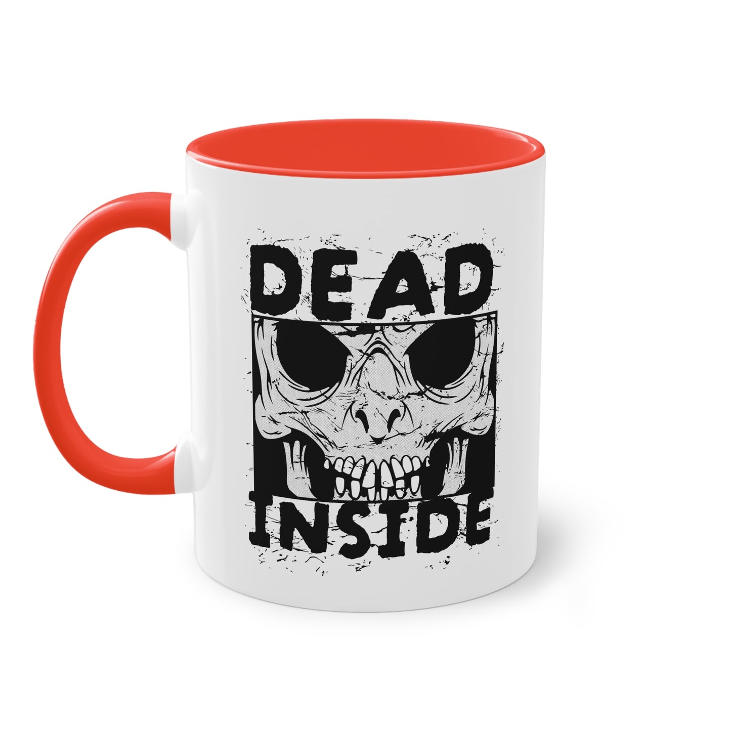 Gruselige Totenkopf Tasse für Fans düsterer Halloween Designs