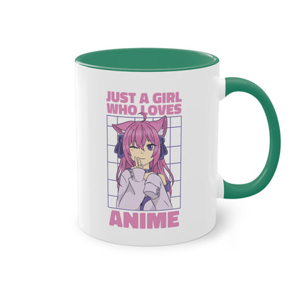 Anime-Liebhaberin - Die Manga/Anime-Tasse mit Otaku Girl