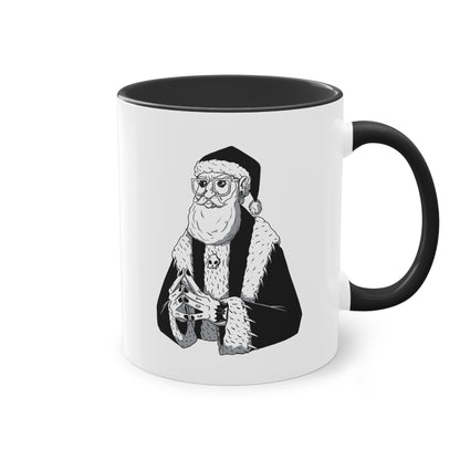 Dunkle Weihnachtsstimmung: Gothic Weihnachtsmann Tasse