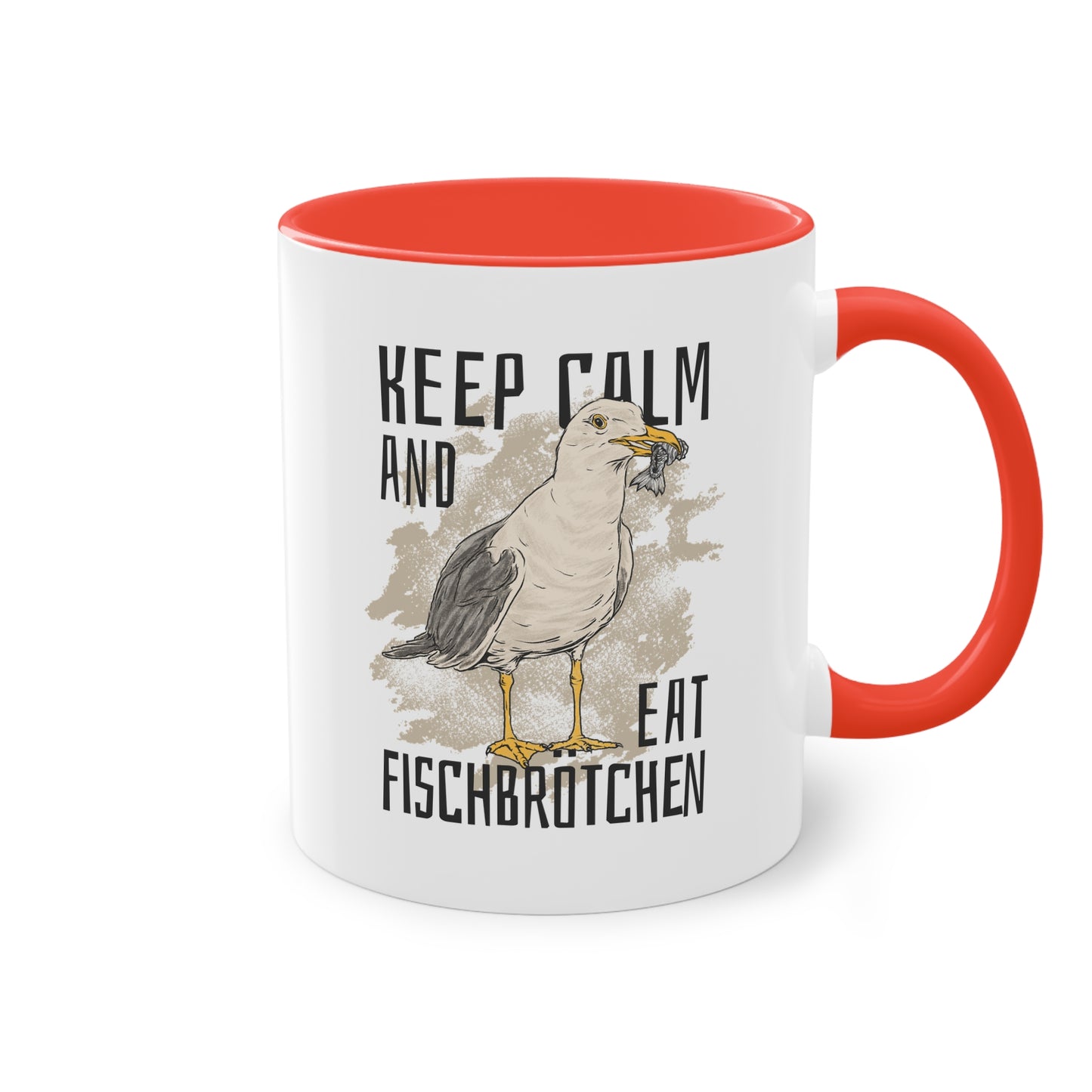 Keep Calm and Eat Fischbrötchen Tasse - Maritimer Genuss für echte Küstenfans