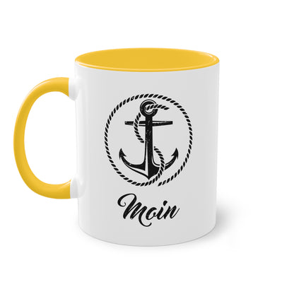 Moin Tasse mit Anker - Nordischer Charme für deinen Kaffeegenuss