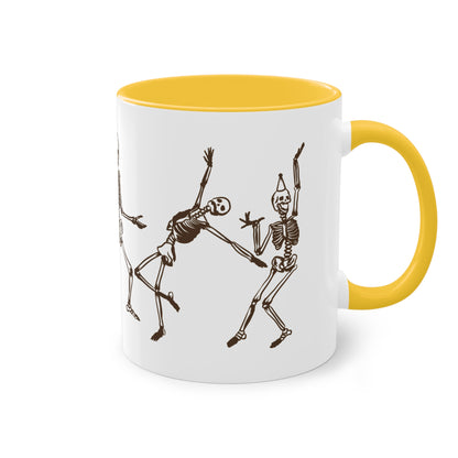 Halloween Tasse - Tanzende Skelette für Spooky Vibes