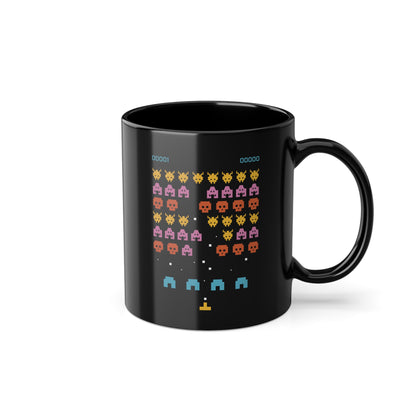 Retro Pixel Invasion - Die Gamer-Kaffeetasse im Pixel-Design