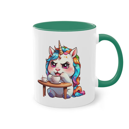 Mürrisches Morgen-Einhorn - Die Tasse für brummige Tee- / Kaffeetrinker