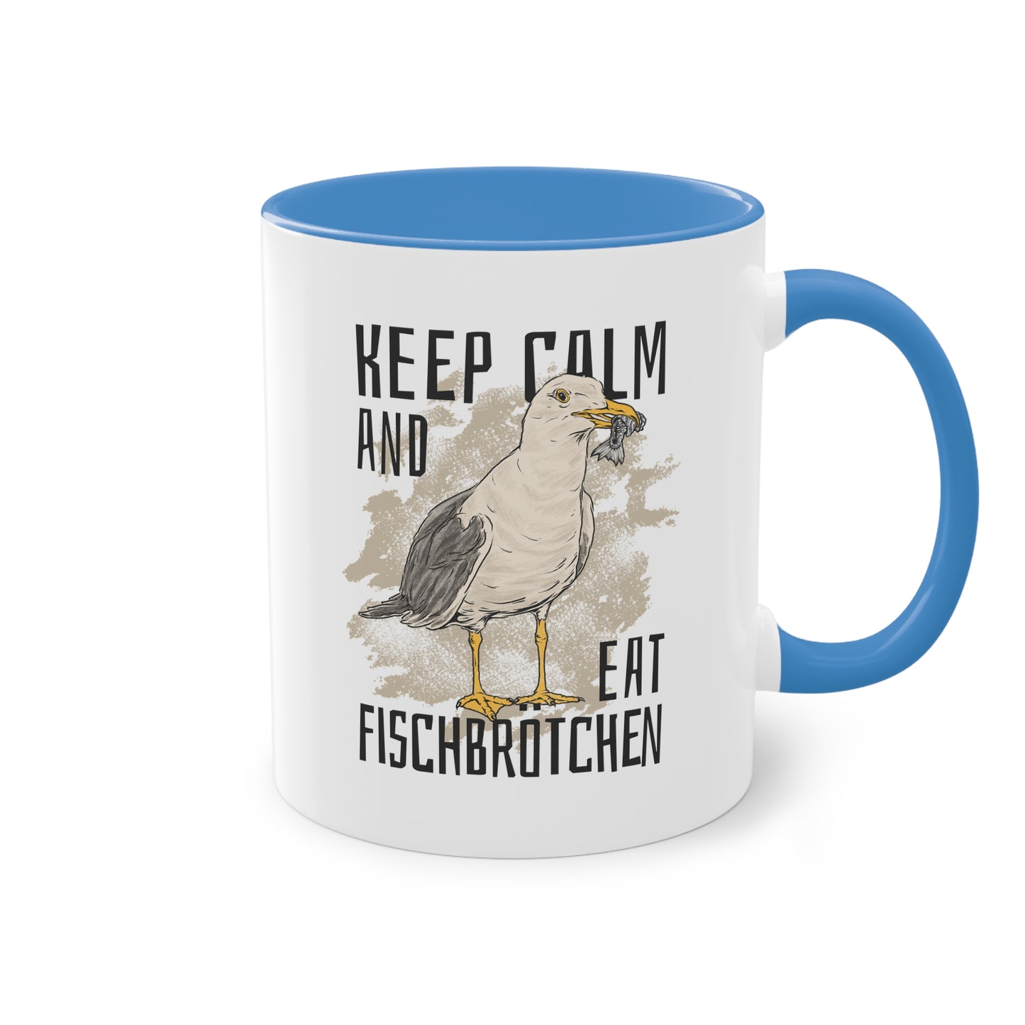 Keep Calm and Eat Fischbrötchen Tasse - Maritimer Genuss für echte Küstenfans