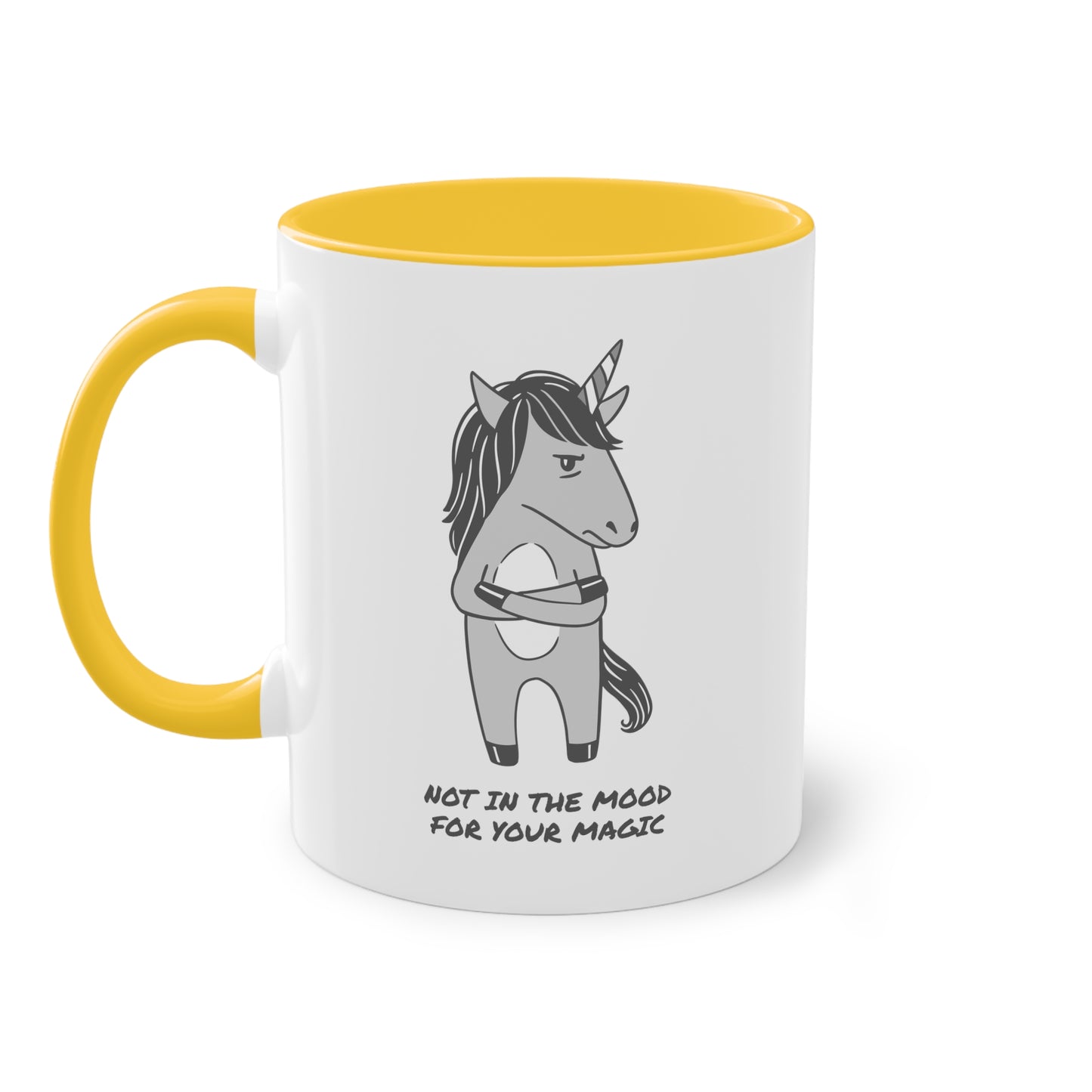 Grumpy Einhorn Tasse - "Not in the Mood for Your Magic"