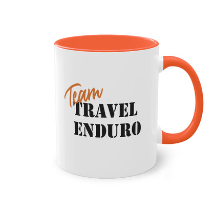 "Team Travel Enduro" Tasse - Für Enduro-Abenteurer