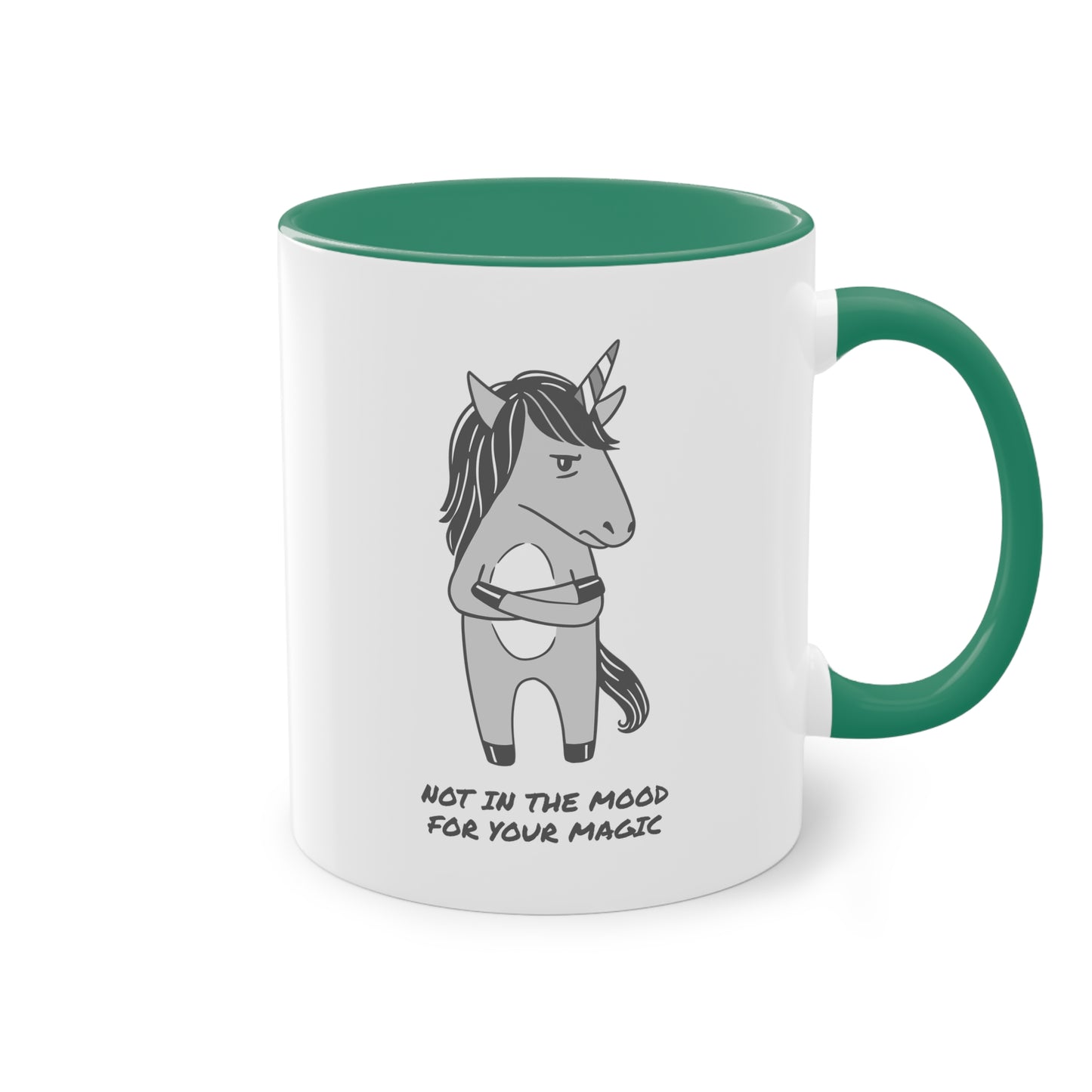 Grumpy Einhorn Tasse - "Not in the Mood for Your Magic"