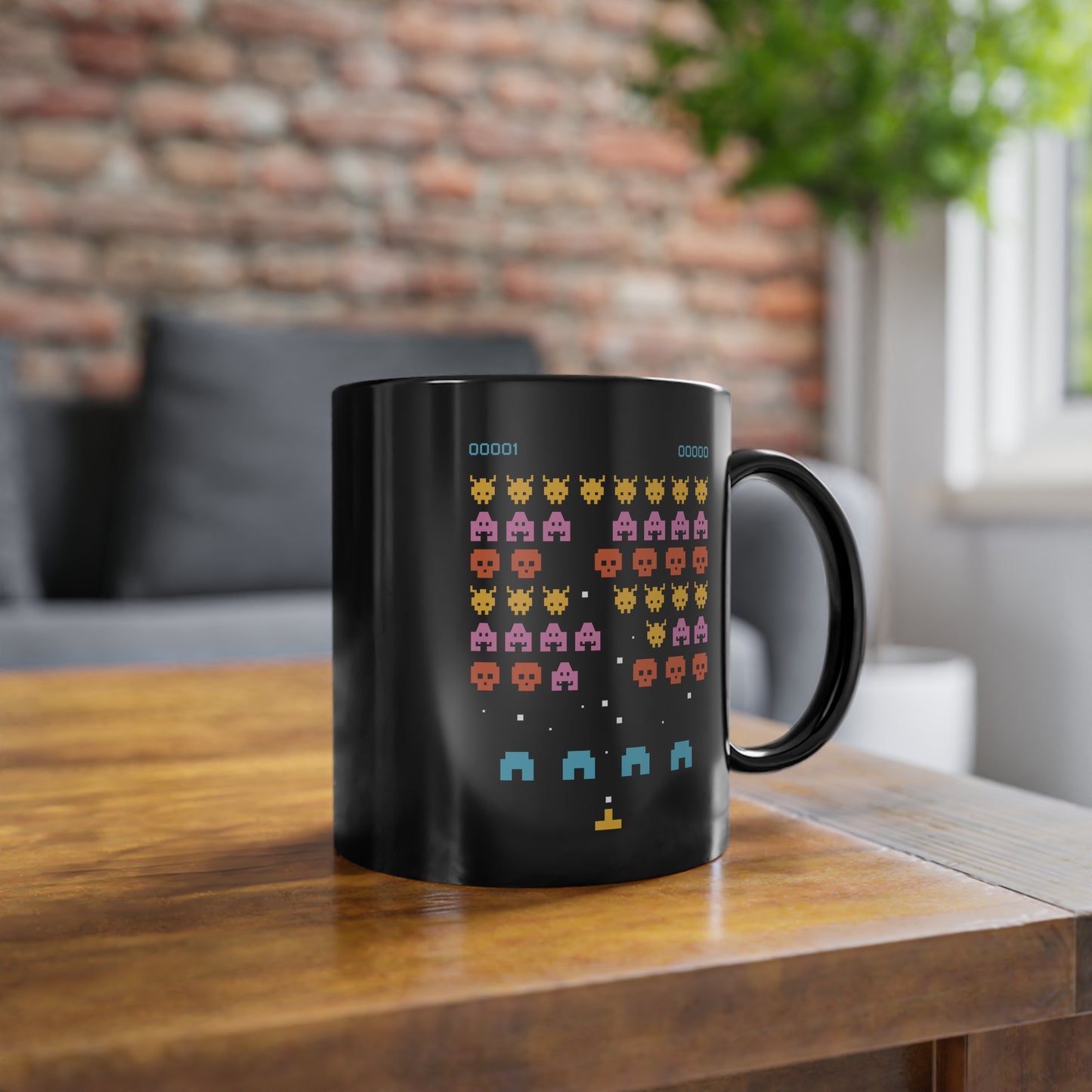 Retro Pixel Invasion - Die Gamer-Kaffeetasse im Pixel-Design