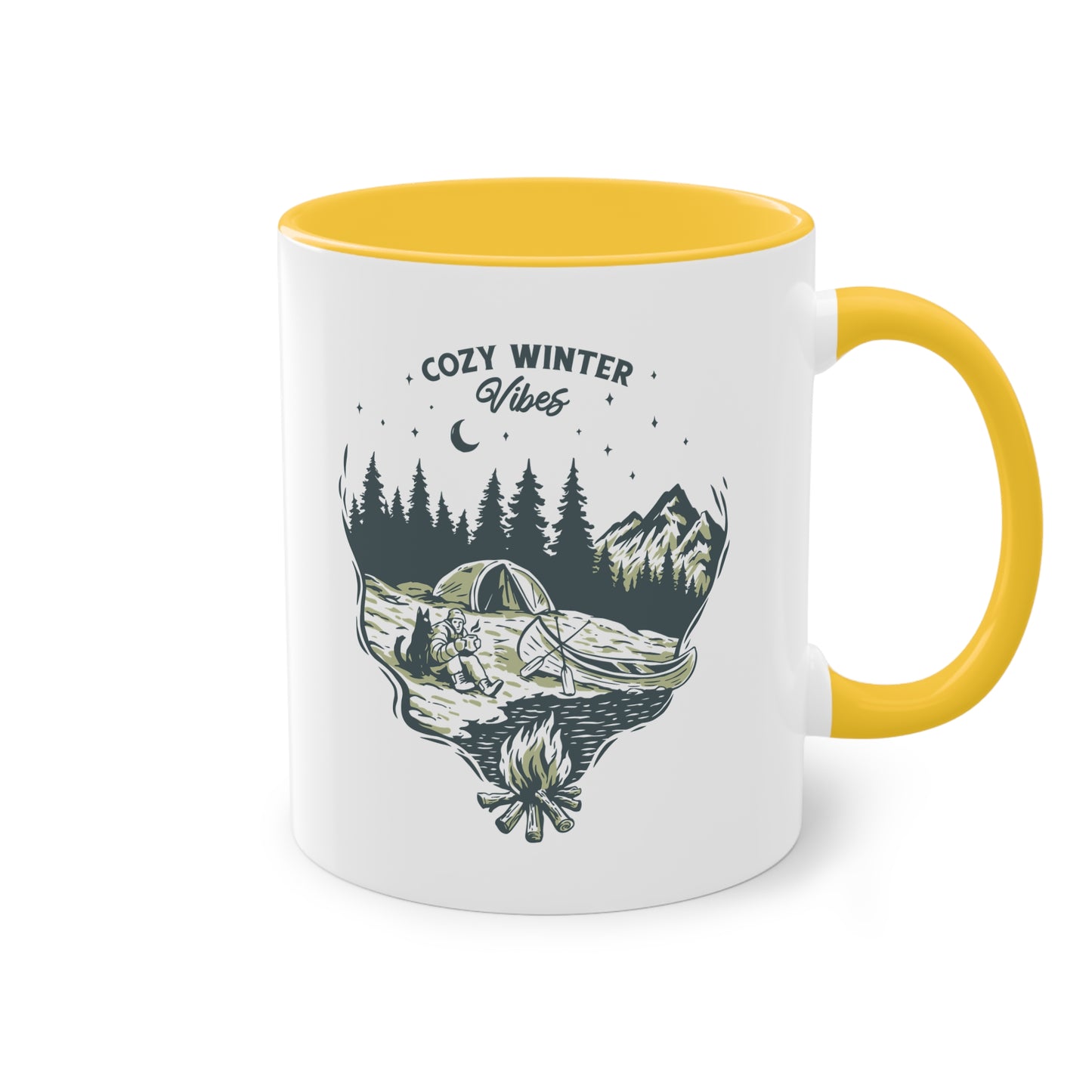 Winter Camping Tasse - "Cozy Winter Vibes"