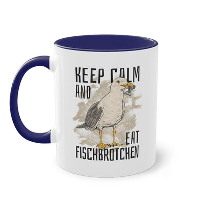 Keep Calm and Eat Fischbrötchen Tasse - Maritimer Genuss für echte Küstenfans