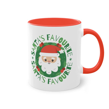 Santas Favourite Weihnachtstasse für die festliche Jahreszeit