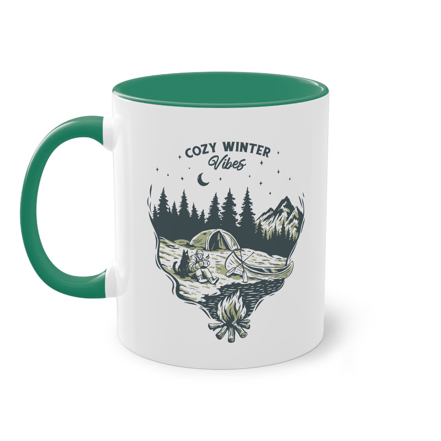 Winter Camping Tasse - "Cozy Winter Vibes"