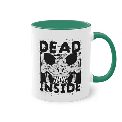 Gruselige Totenkopf Tasse für Fans düsterer Halloween Designs