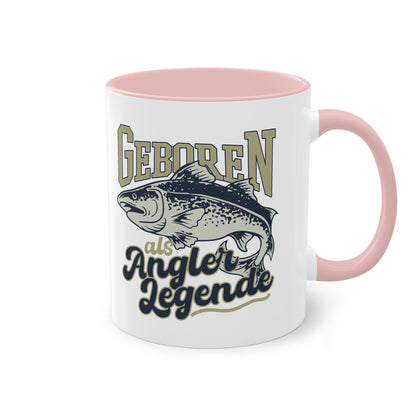 Geboren als Angler Legende Tasse - Perfekt für passionierte Angler