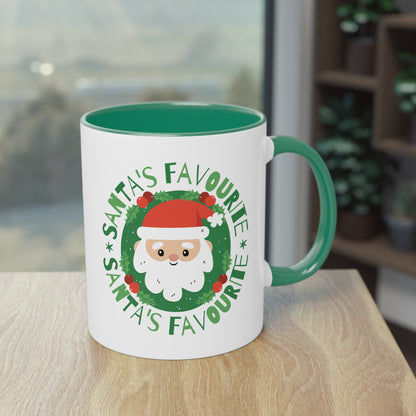 Santas Favourite Weihnachtstasse für die festliche Jahreszeit