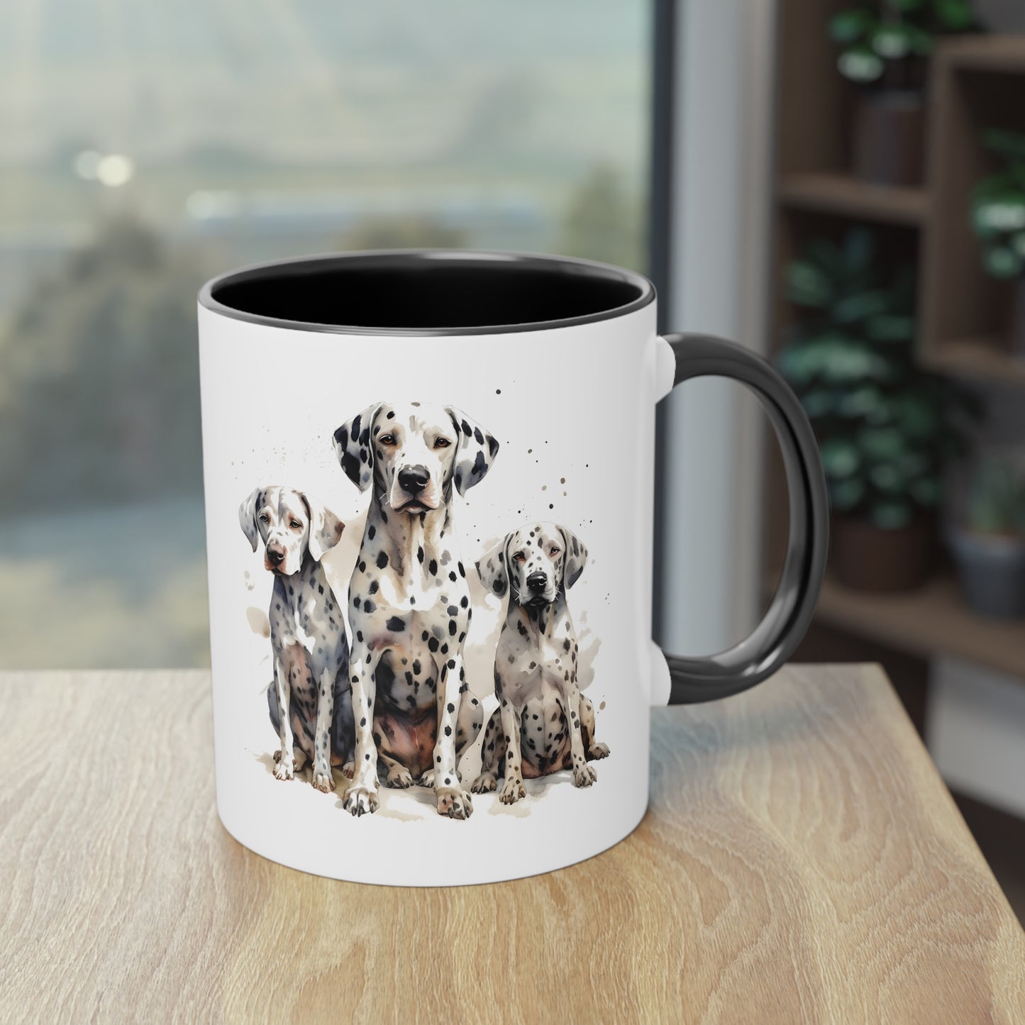 Dalmatiner Familie Tasse - Schöne Hunde Keramik Tasse