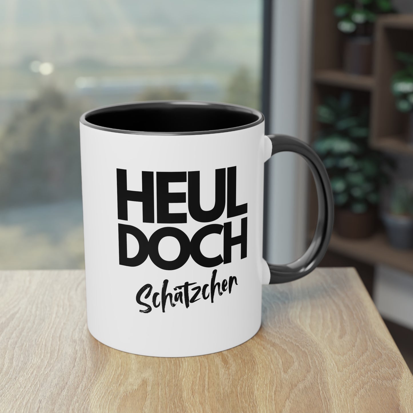 Heul doch Tasse mit Spruch Heul doch Schätzchen