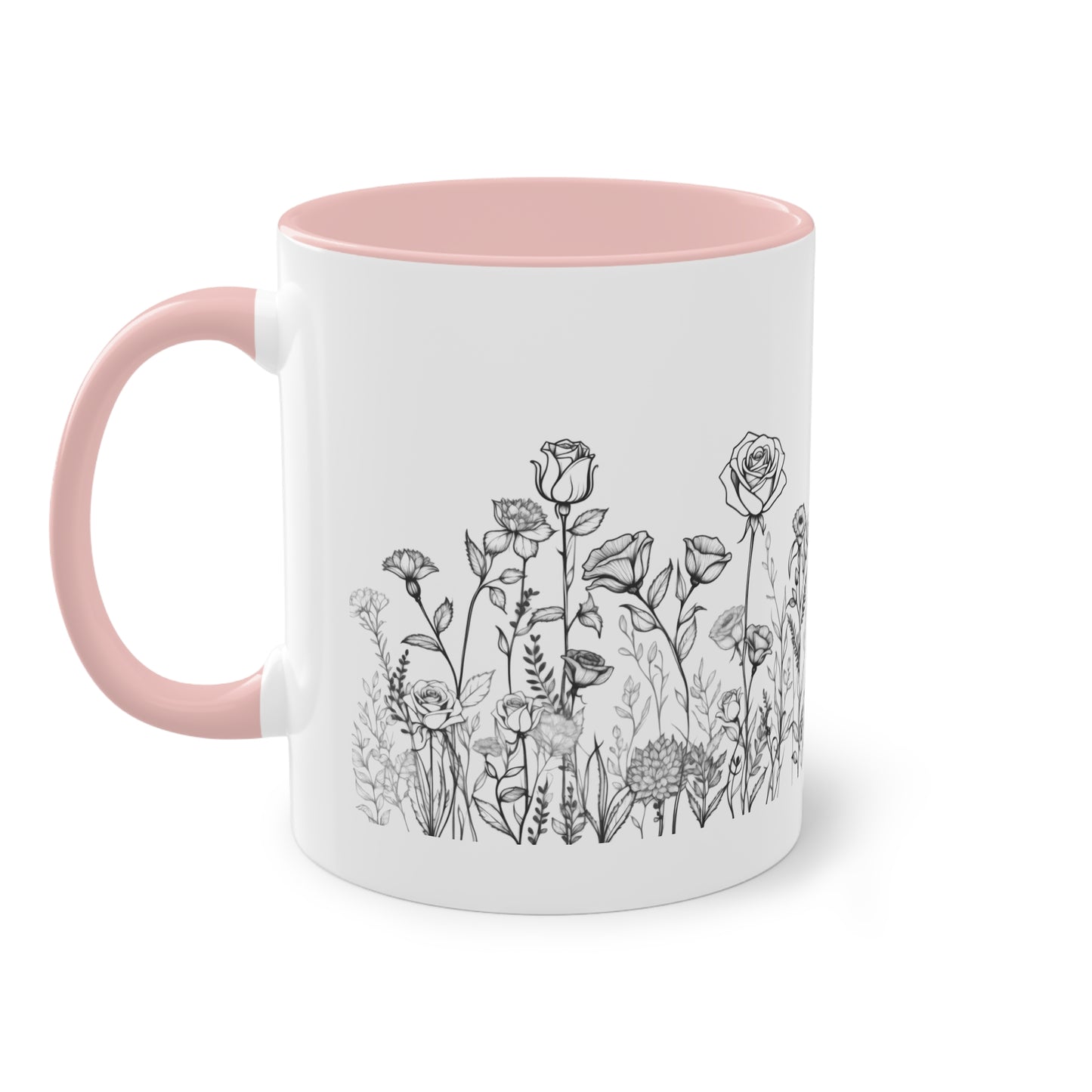 Blumenwiese Tasse - Elegantes Design für Gartenliebhaber