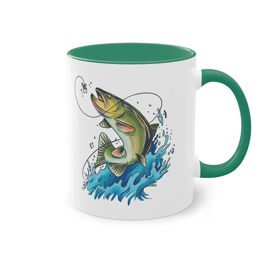 Barsch-Trophäe Tasse - Für wahre Angler mit Leidenschaft