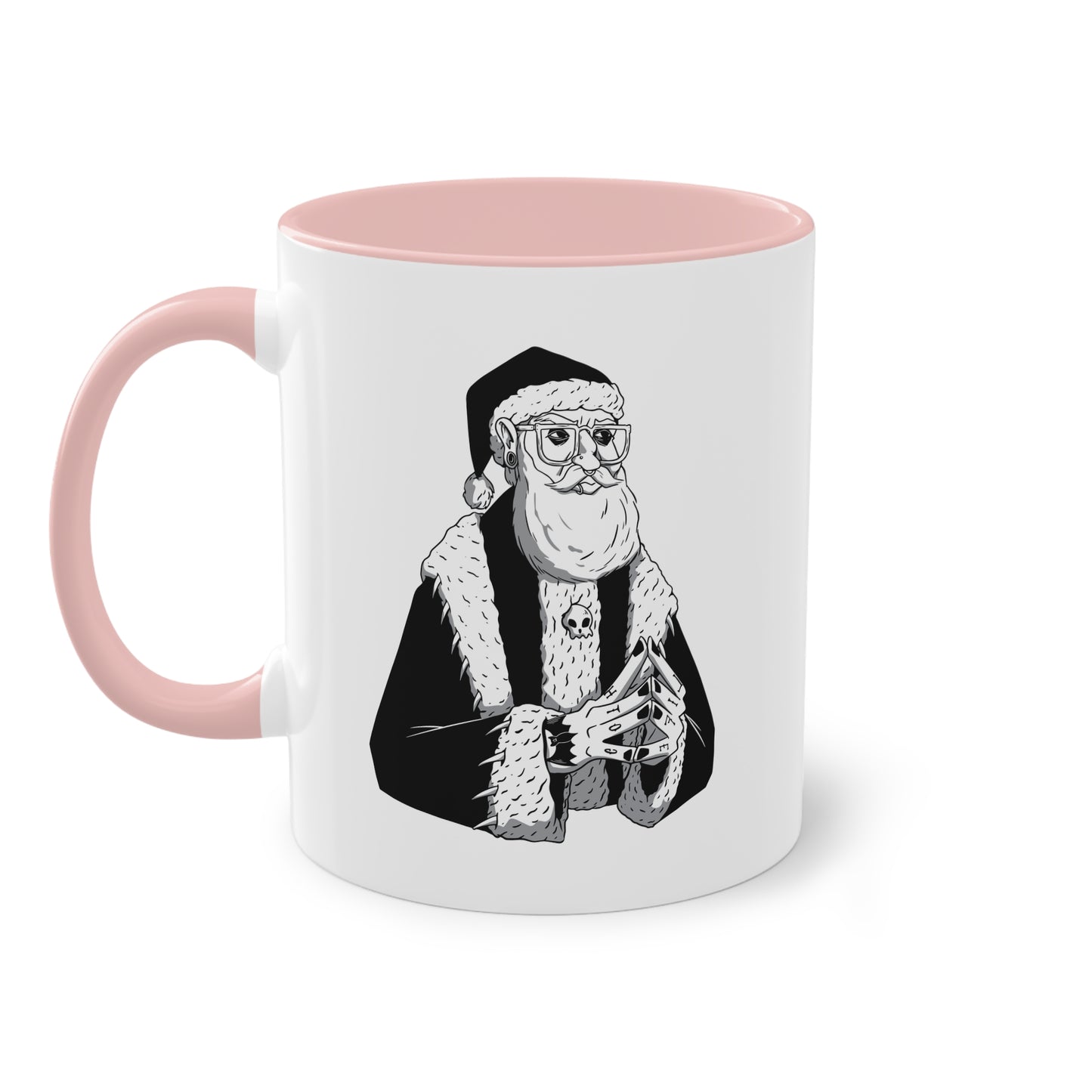 Dunkle Weihnachtsstimmung: Gothic Weihnachtsmann Tasse