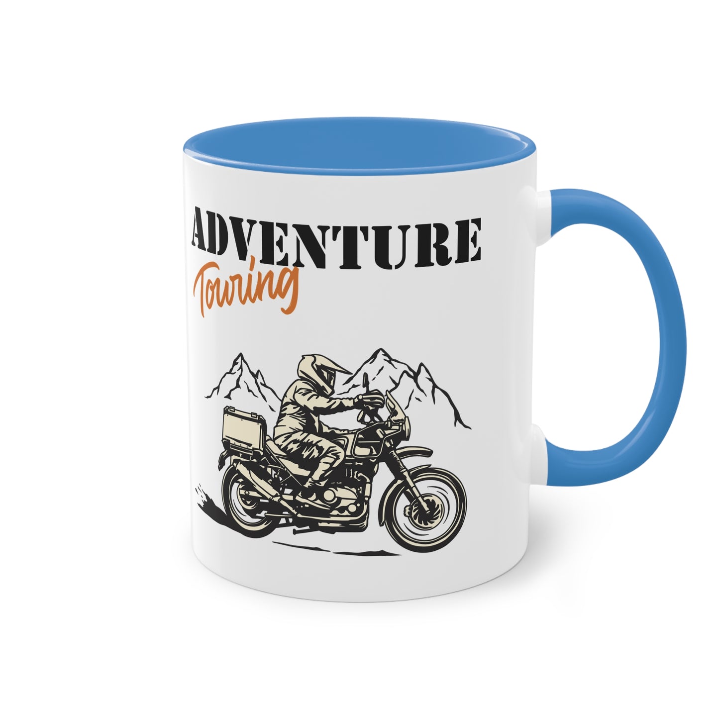 "Adventure Touring" Tasse - Für Motorrad-Abenteurer