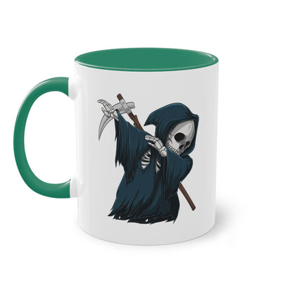 Dappender Sensenmann Tasse - Lustige Halloween Keramik Tasse