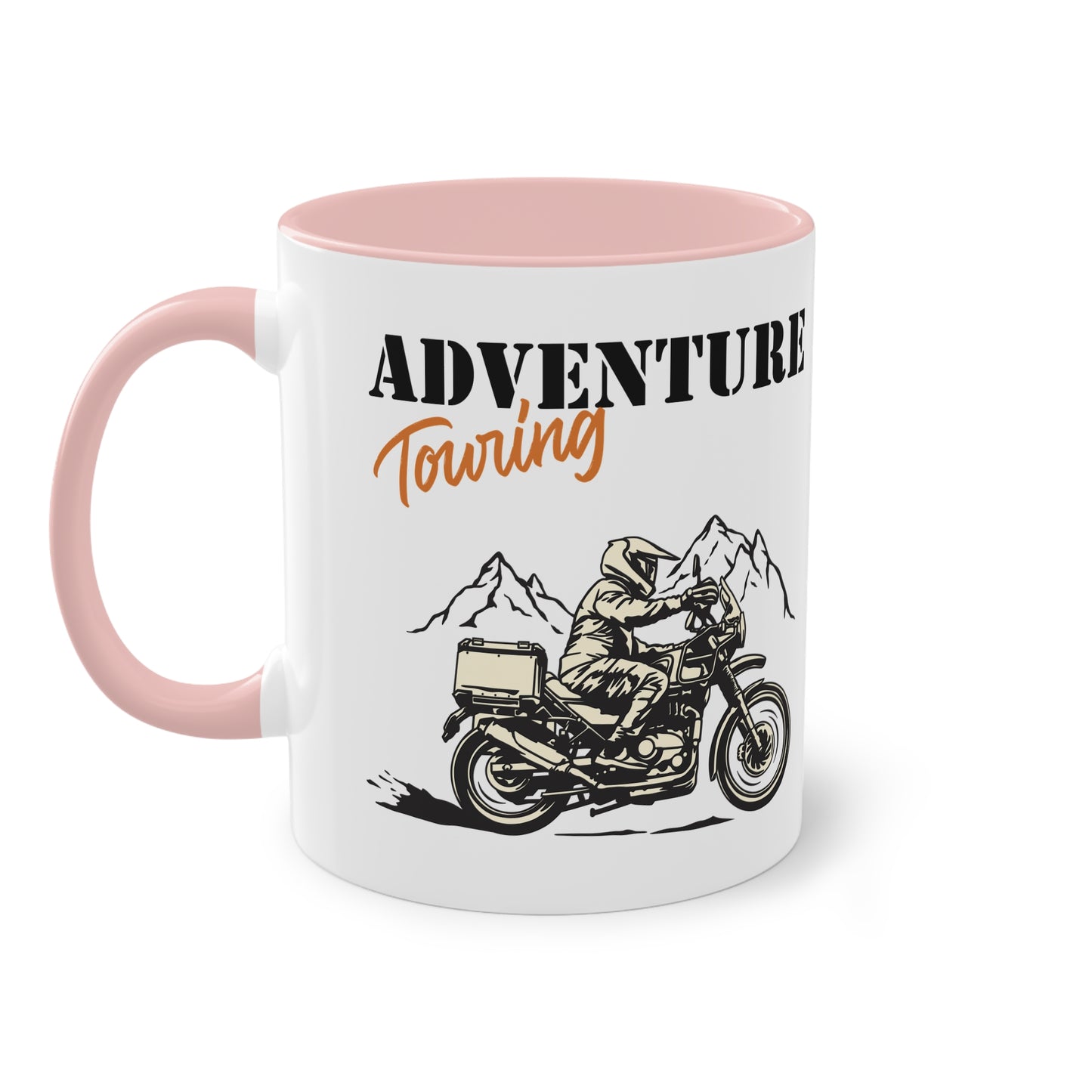 "Adventure Touring" Tasse - Für Motorrad-Abenteurer